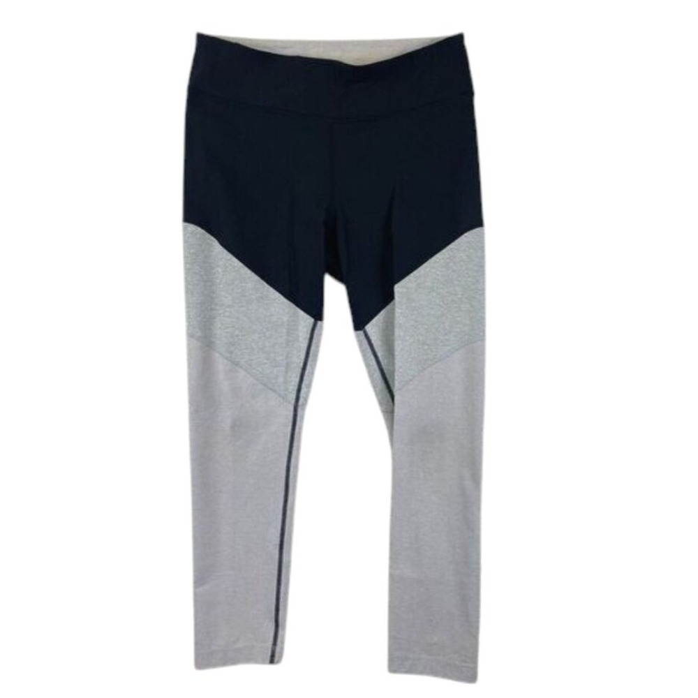Outdoor Voices Springs Leggings Womens Size XL Black Gray Yoga Colorblock
